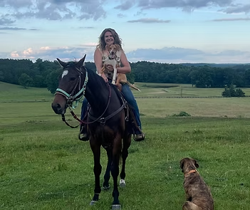 Hannah riding at Elsberry Riding & Farm